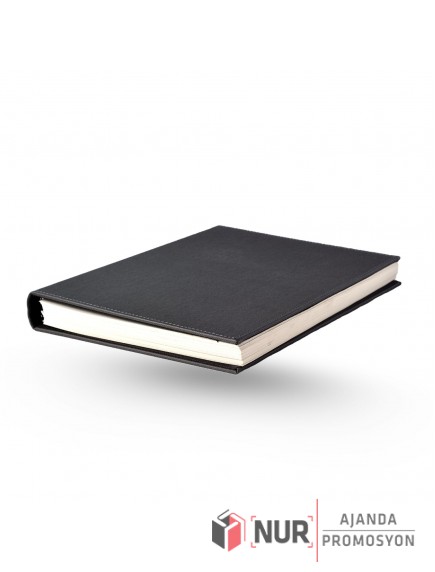 Gizli Spiralli Termo Deri Kapaklı Tarihsiz Defter Ajanda